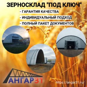 Строительство склада под зерно в Фрязино Московской области